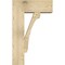 Ekena Millwork Legacy Block Rough Sawn Bracket w/ Offset Brace, Douglas Fir, 8"W x 20"D x 32"H BKT0806X20X32LEC05RDF - alternate 4